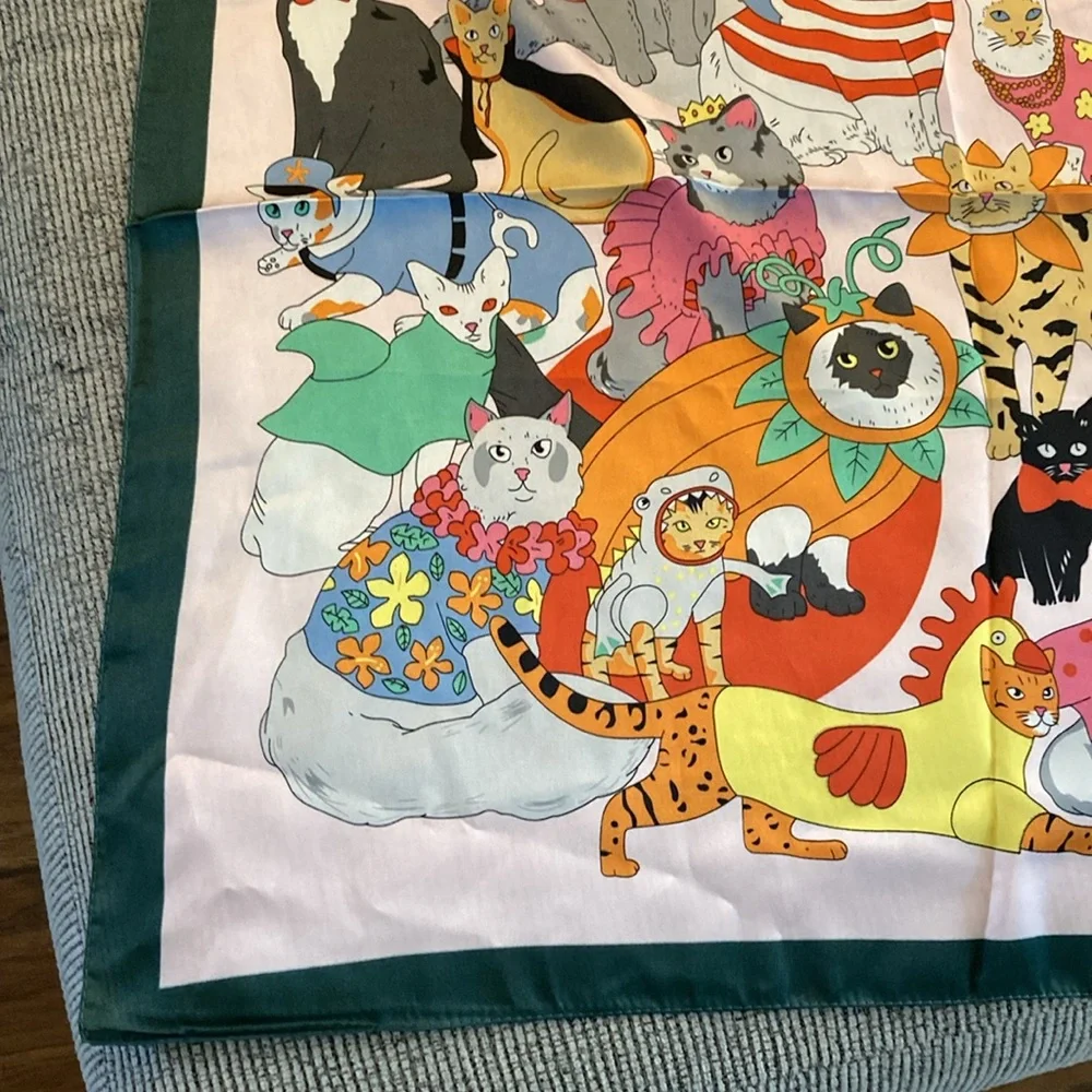 None cat scarf